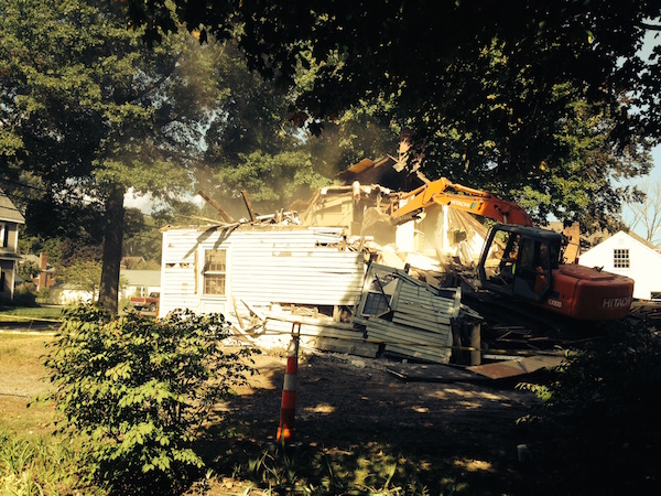 demolition of historic home